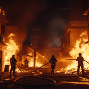 Leia mais sobre o artigo Atirador nos EUA ateia fogo para emboscar bombeiros e matar vítimas