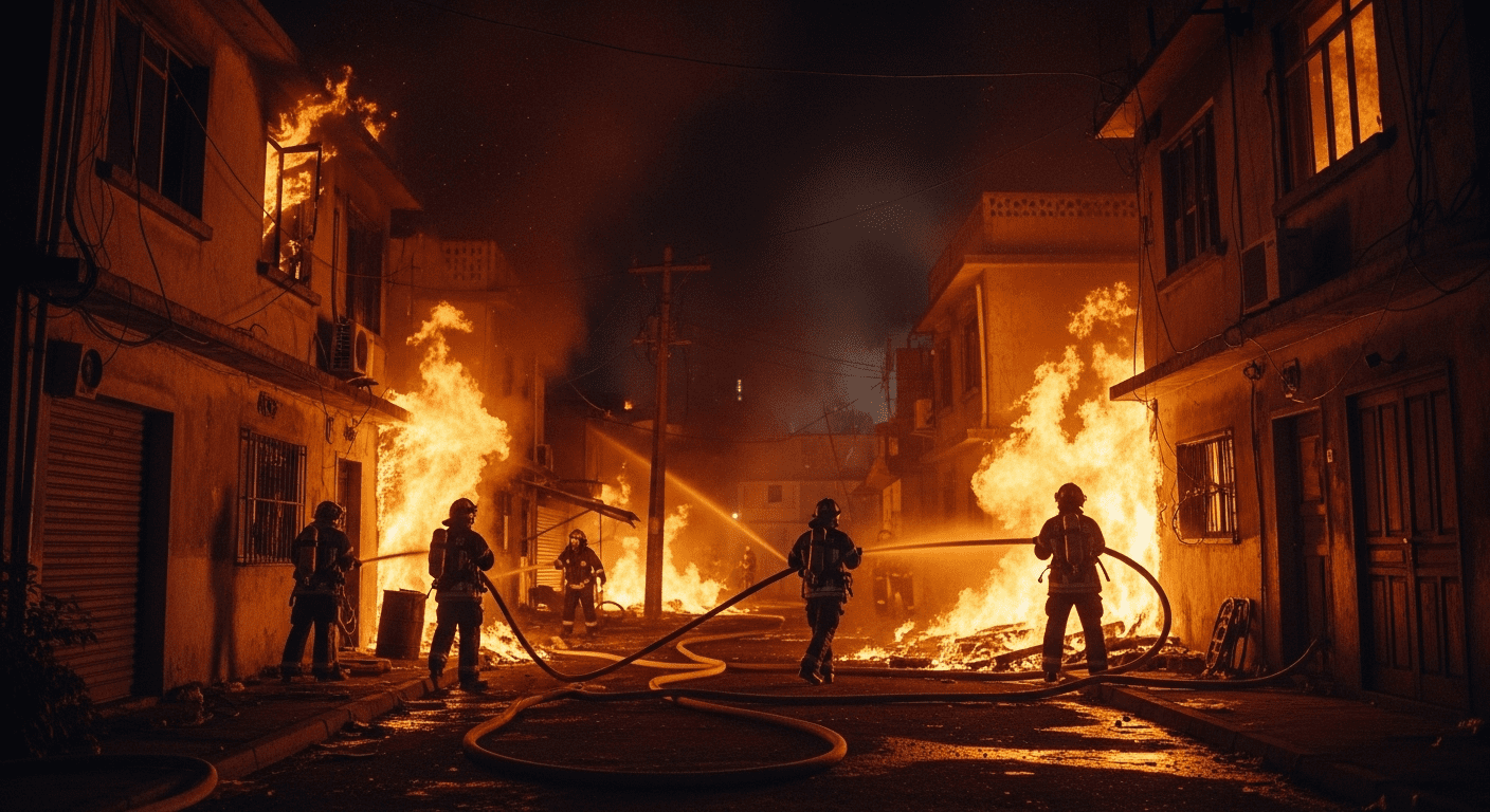 No momento, você está visualizando Atirador nos EUA ateia fogo para emboscar bombeiros e matar vítimas