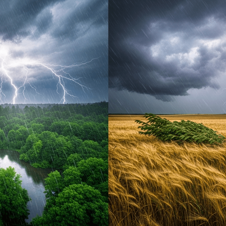 Leia mais sobre o artigo Chuvas intensas retornam a dois estados neste domingo, segundo Inmet