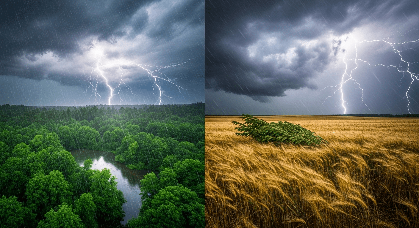 No momento, você está visualizando Chuvas intensas retornam a dois estados neste domingo, segundo Inmet