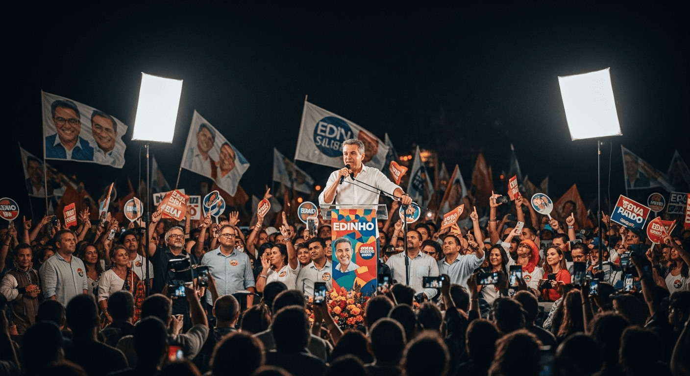 No momento, você está visualizando Edinho oficializa candidatura destacando reeleição de Lula como principal desafio