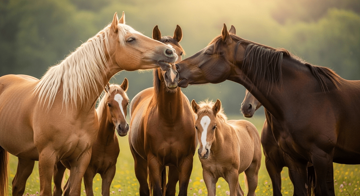 No momento, você está visualizando Estudo revela que cavalos usam caretas para se comunicar como macacos