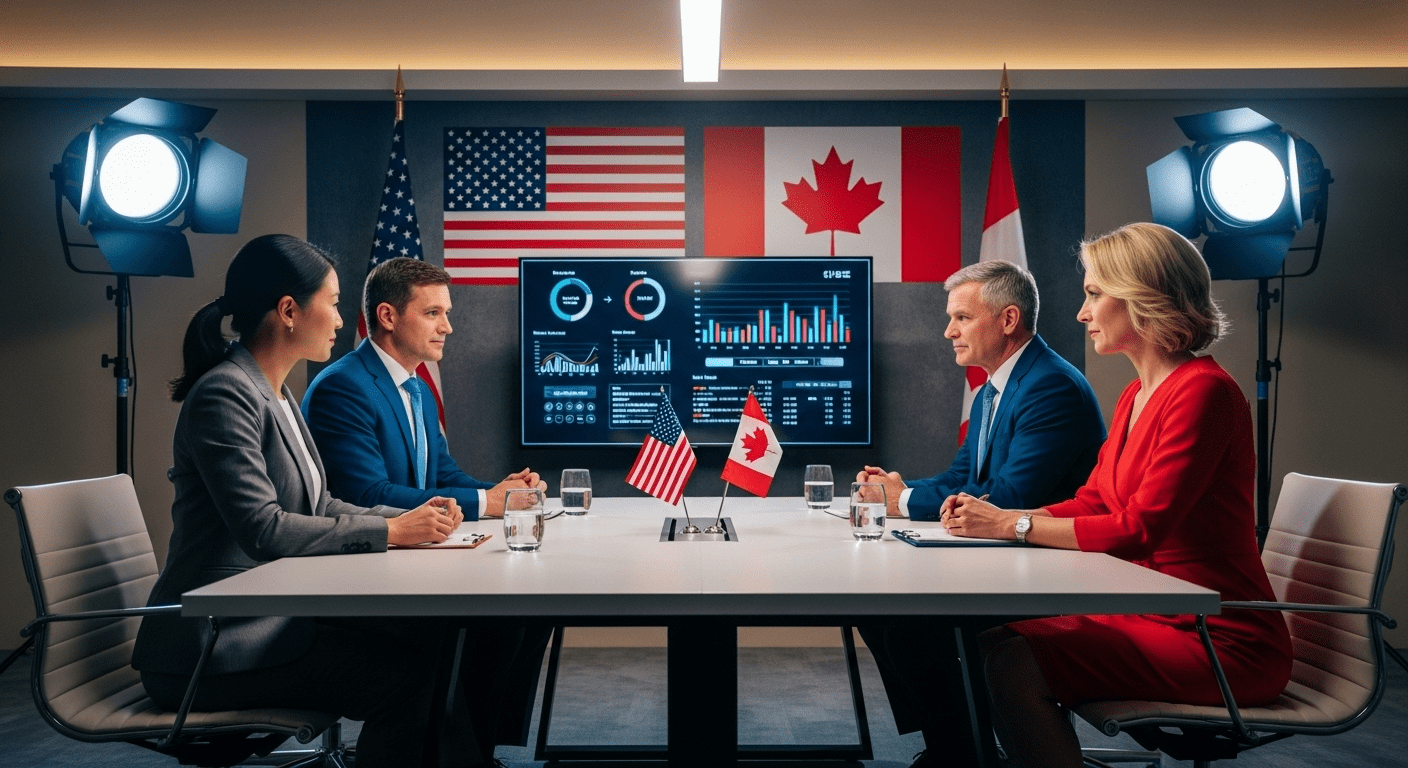 No momento, você está visualizando EUA e Canadá voltam a negociar comércio após mudança no imposto digital de Ottawa