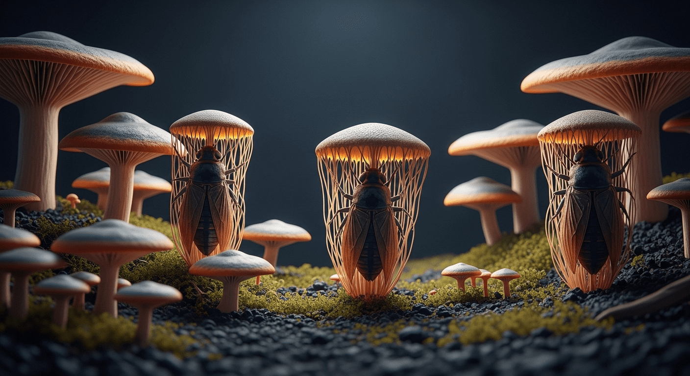 No momento, você está visualizando Fungos ‘zumbis’ atacavam insetos há milhões de anos, revela fóssil