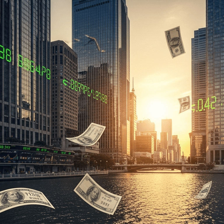 Leia mais sobre o artigo Ibovespa sobe enquanto dólar recua para R$ 5,47