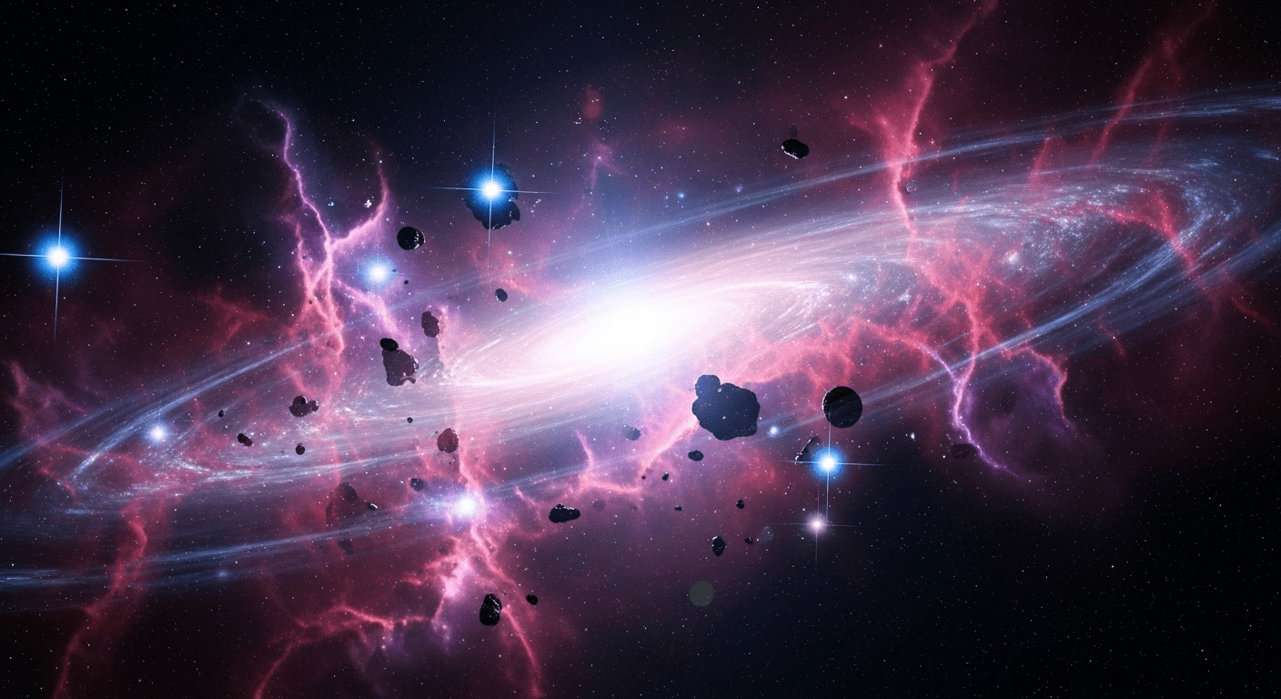 No momento, você está visualizando Nova simulação detalha o nascer de uma estrela em meio ao caos espacial