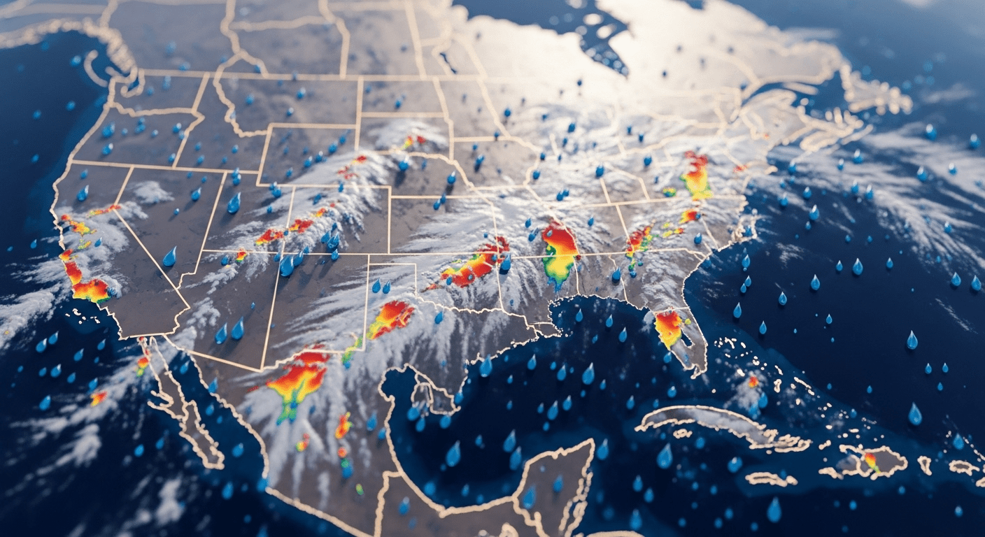 No momento, você está visualizando Previsão de chuva para os estados nesta segunda-feira