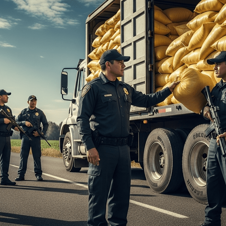 Leia mais sobre o artigo PRF apreende carga com mais de 17 toneladas de maconha em milho
