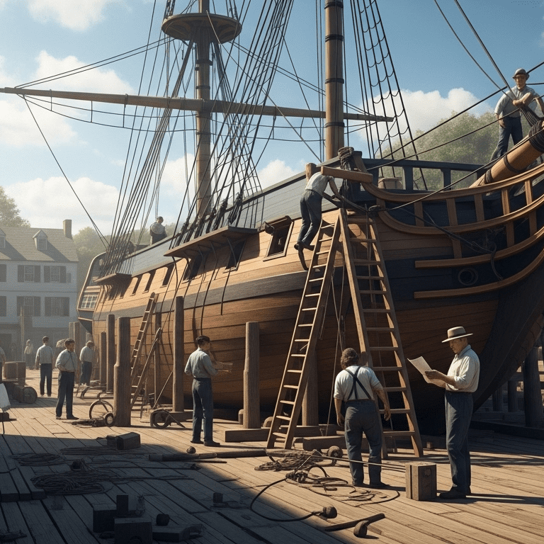 Leia mais sobre o artigo Reconstrução de barco da Guerra da Independência dos EUA após séculos enterrado