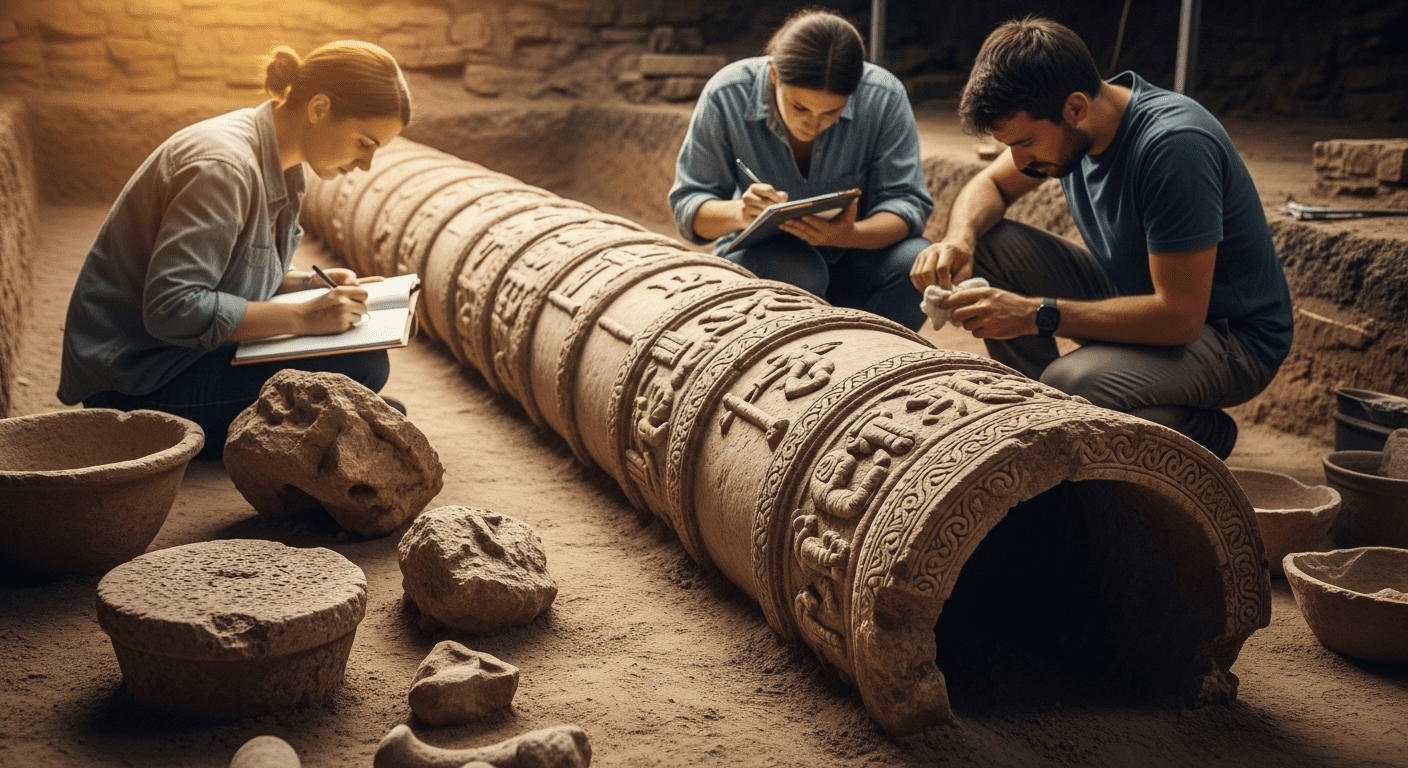No momento, você está visualizando Tubo romano intacto de mais de 1.800 anos é descoberto na Bélgica